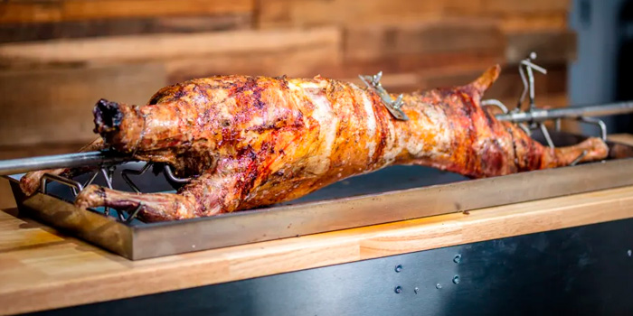 Whole Lamb Spit Roast