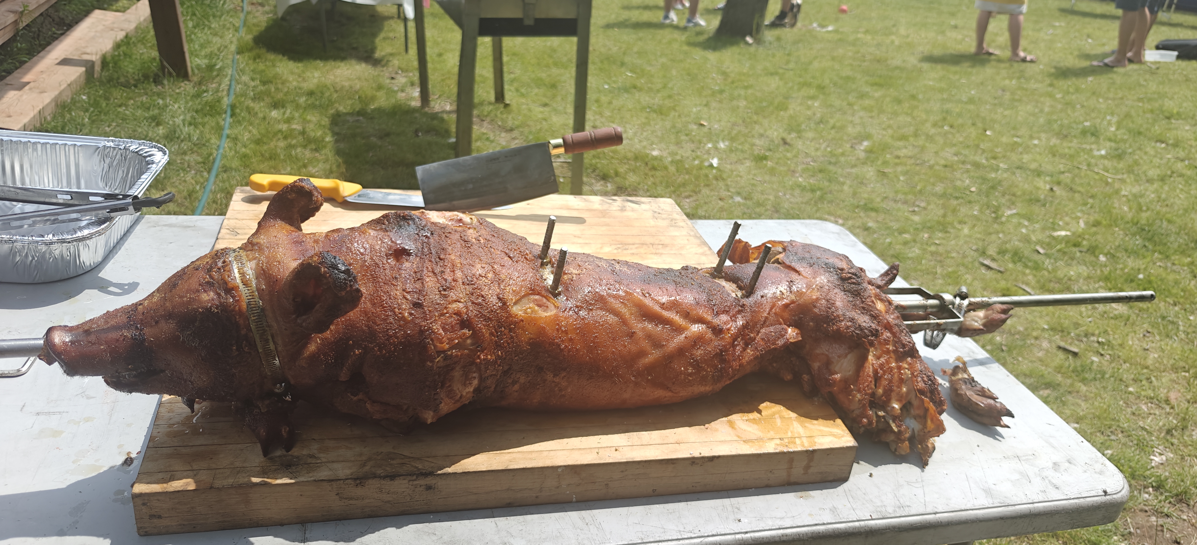 Whole Pig Spit Roast